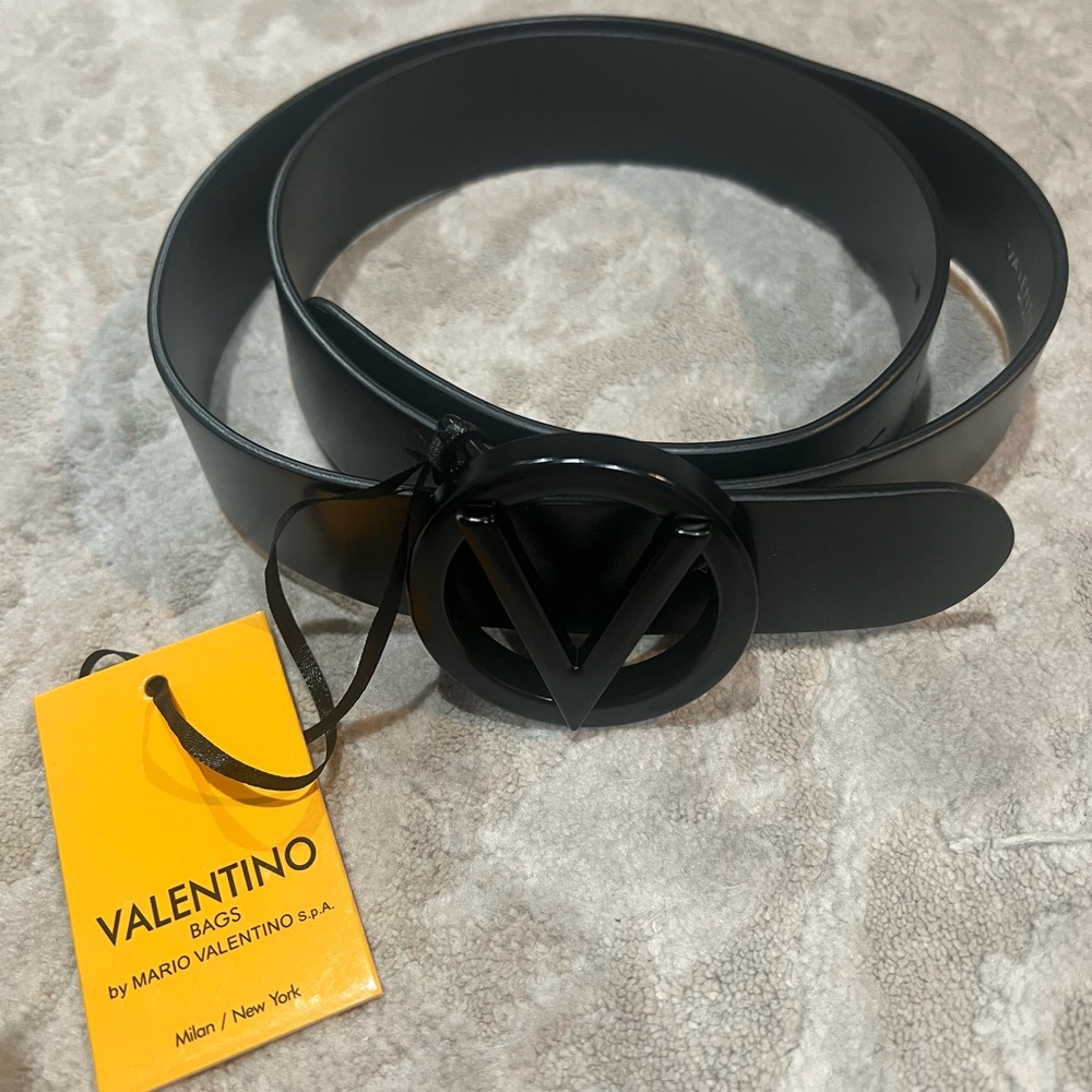 NWT Valentino by Mario Valentino Belt - Black M